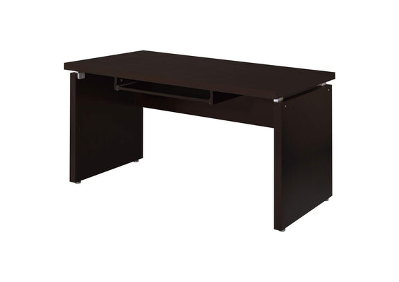 800891 Skylar 55-inch Computer Desk with Keyboard Drawer Cappuccino