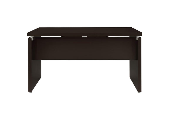 800891 Skylar 55-inch Computer Desk with Keyboard Drawer Cappuccino