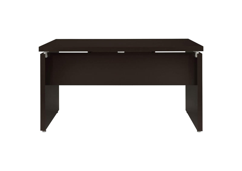 800891 Skylar 55-inch Computer Desk with Keyboard Drawer Cappuccino