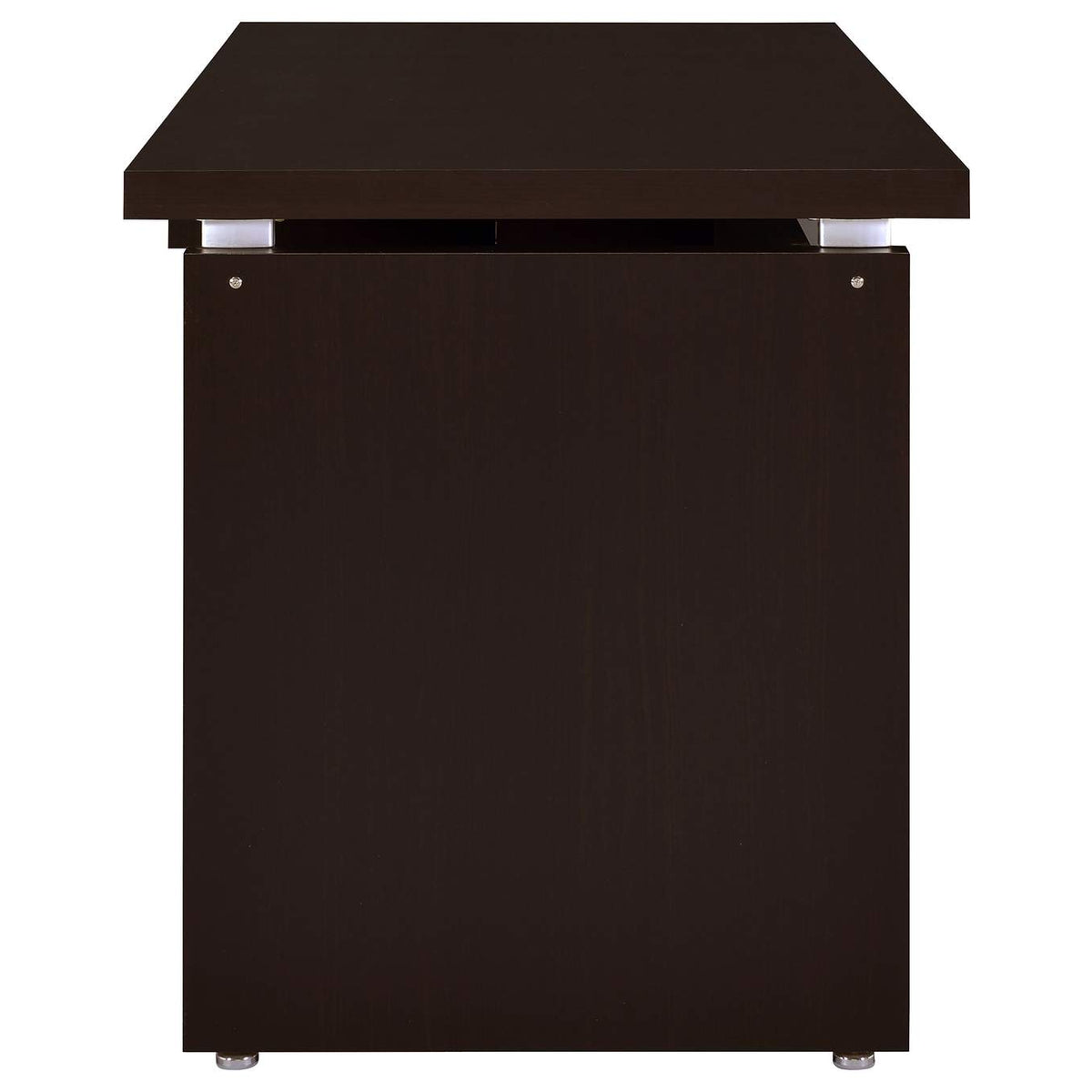 800891 Skylar 55-inch Computer Desk with Keyboard Drawer Cappuccino