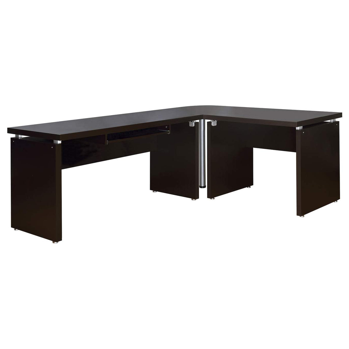 800891 Skylar 55-inch Computer Desk with Keyboard Drawer Cappuccino