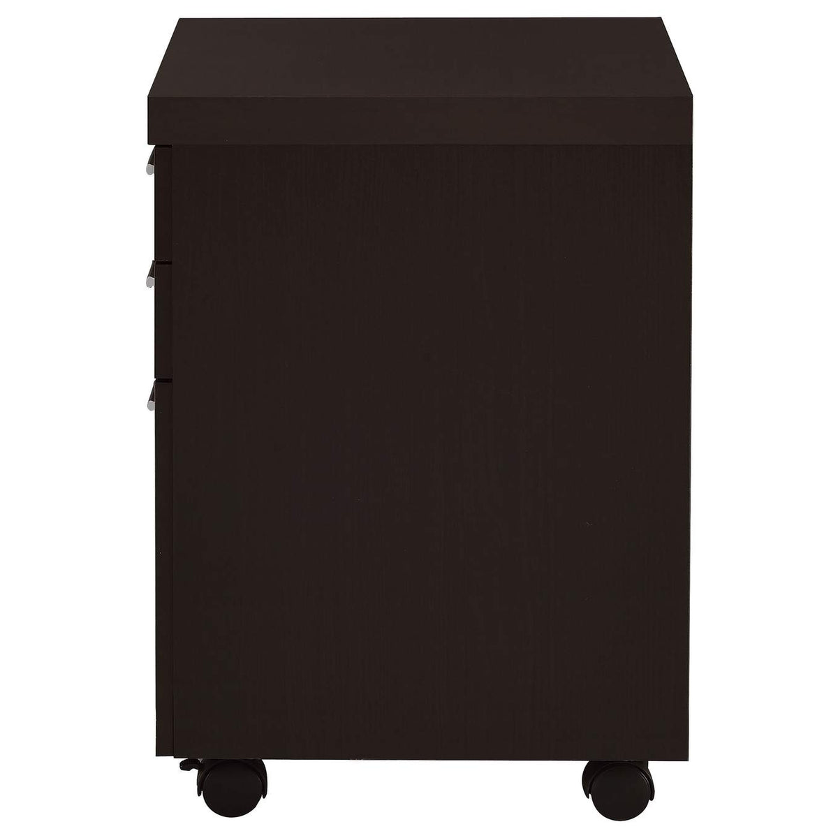 800894 Skylar 3-drawer Home Office Mobile File Cabinet Cappuccino