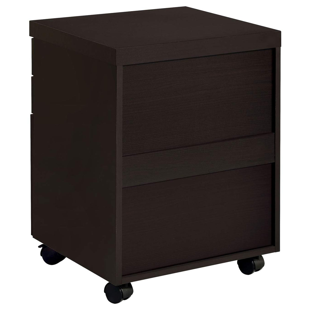 800894 Skylar 3-drawer Home Office Mobile File Cabinet Cappuccino