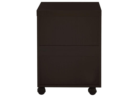 800894 Skylar 3-drawer Home Office Mobile File Cabinet Cappuccino