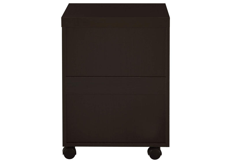 800894 Skylar 3-drawer Home Office Mobile File Cabinet Cappuccino