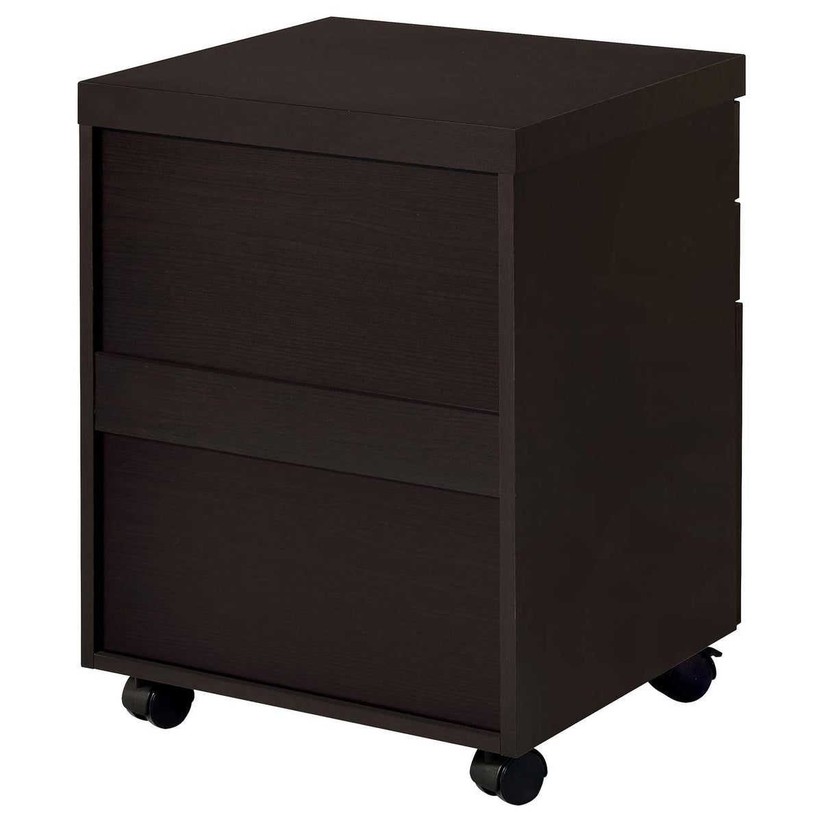 800894 Skylar 3-drawer Home Office Mobile File Cabinet Cappuccino
