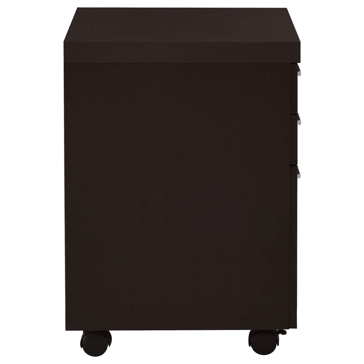800894 Skylar 3-drawer Home Office Mobile File Cabinet Cappuccino
