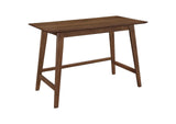 801095 Karri 2-piece Home Office Computer Desk and Chair Set Walnut