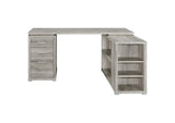 801516 Yvette 60-inch 3-drawer L-Shape Computer Desk Grey Driftwood