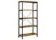 801542 Analiese 63-inch 4-shelf Bookshelf Rustic Nutmeg