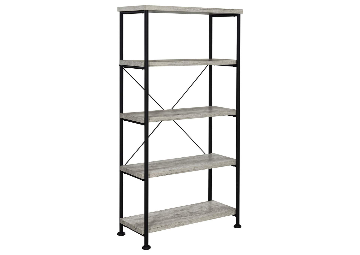 Analiese 63-inch 4-shelf Bookshelf Grey Driftwood