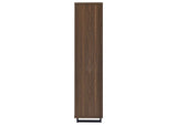 801863 Maddox 71-inch 3-shelf Cabinet Bookcase Walnut
