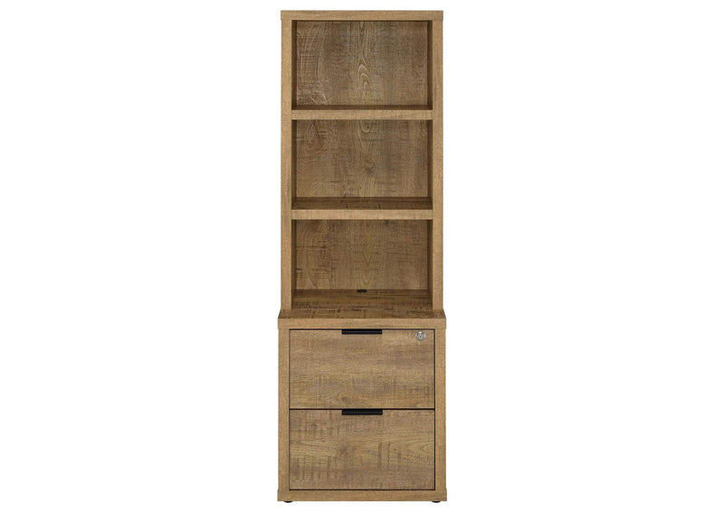 802693-S3 Westpark 3-piece Wall Unit Bookcase Set with USB Mango