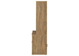 802693 Westpark 3-shelf Bookcase USB and Lockable Drawer Mango