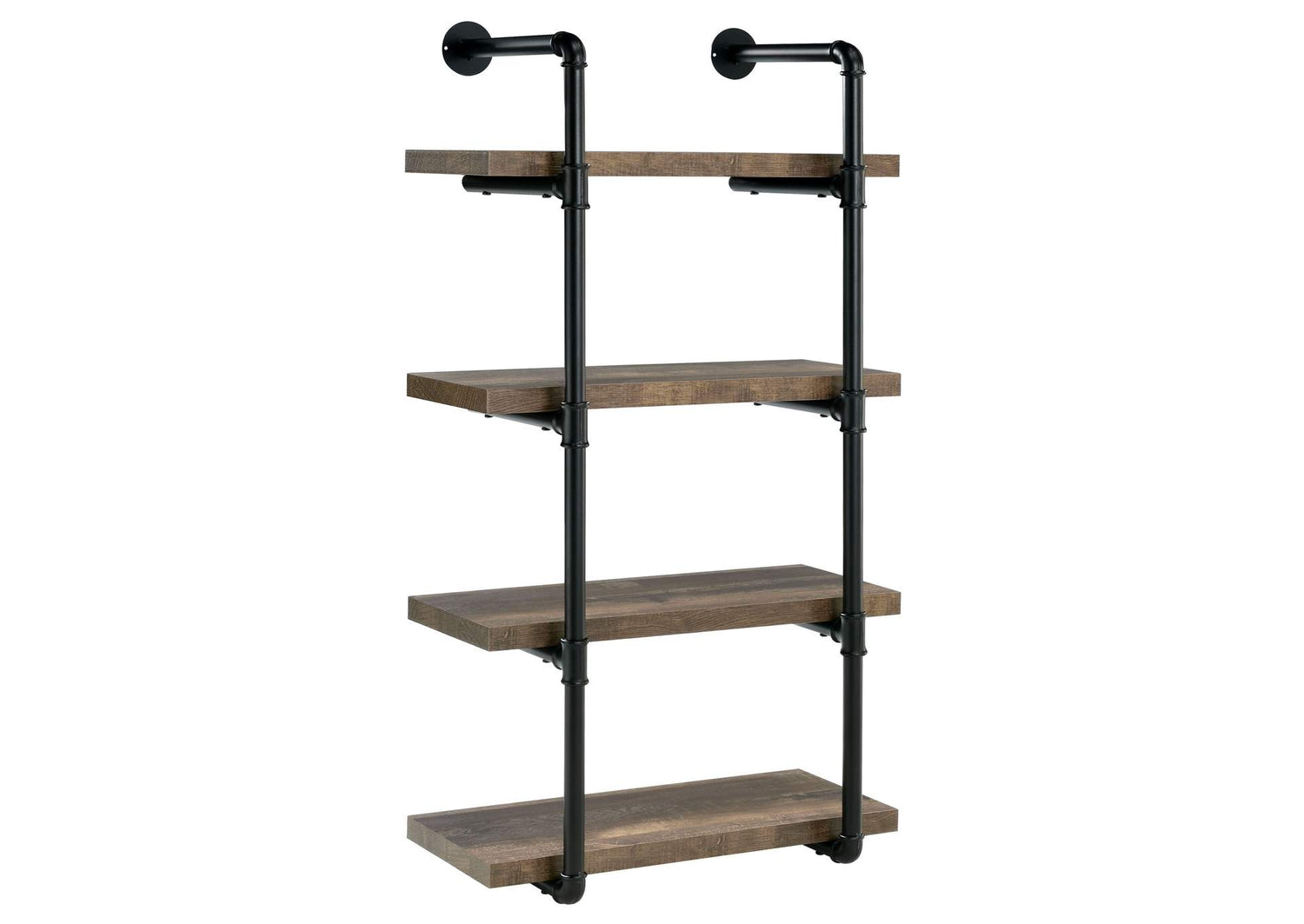 Elmcrest 24-inch 4-shelf Wall Bookshelf Rustic Oak