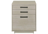 805882 Loomis 3-drawer Home Office File Cabinet Whitewashed Grey