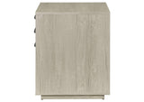 805882 Loomis 3-drawer Home Office File Cabinet Whitewashed Grey