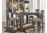 3FT370 Meadow (Graphite) Meadow Counter Stool In Graphite (Set of 2)