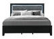 REID-BLACK-QB_W_LED-N REID BLACK QUEEN BED WITH LED
