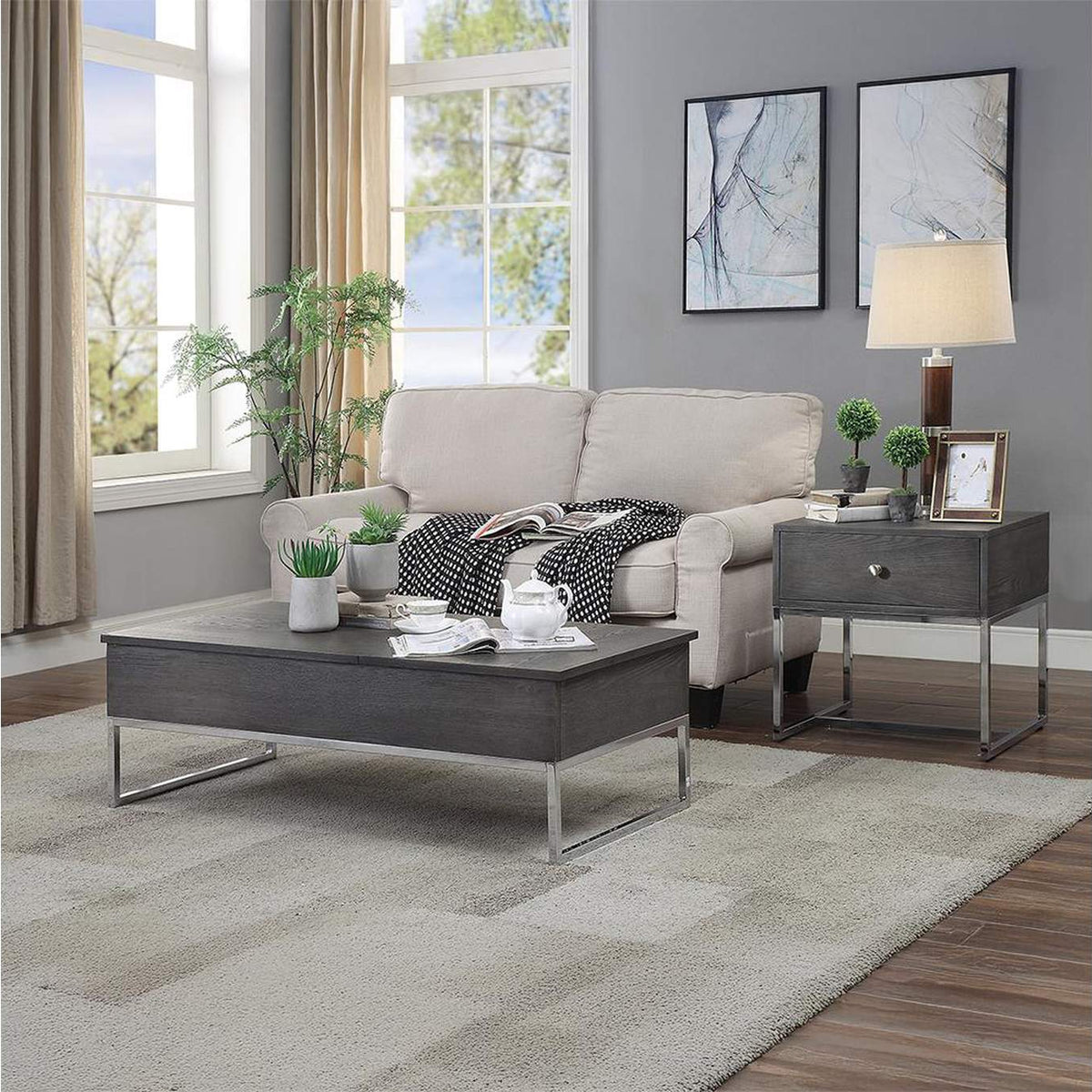 81170 Iban Coffee Table with Lift Top