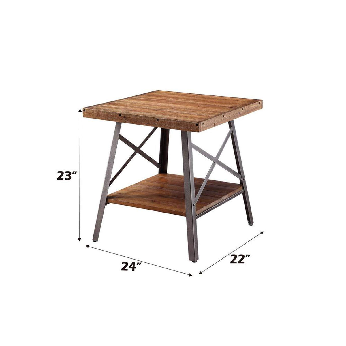 81177 Ikram End Table - Set of 2