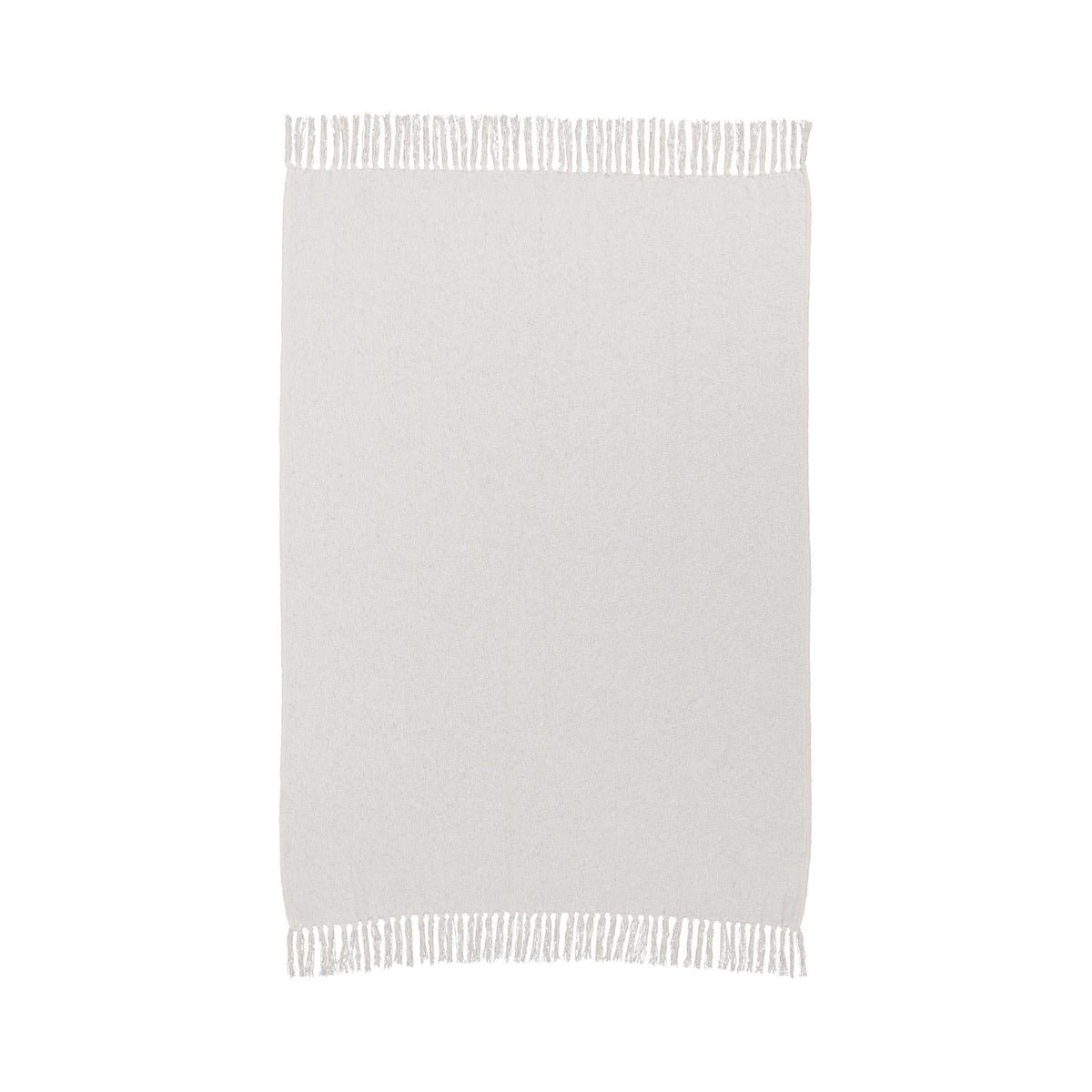 Throws - 50" x 70" TC Aria Boucle Throw - Ivory