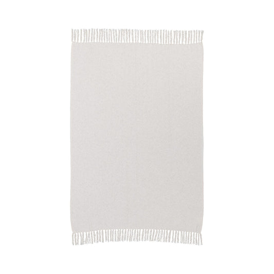 Throws - 50" x 70" TC Aria Boucle Throw - Ivory