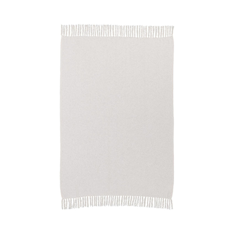 Throws - 50" x 70" TC Aria Boucle Throw - Ivory