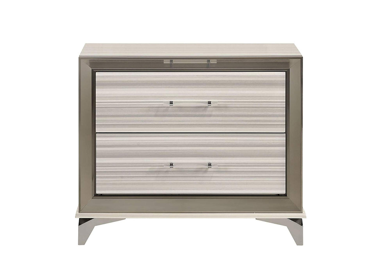 ZAMBRANO-WHT-NS ZAMBRANO WHITE NIGHTSTAND