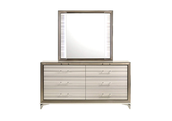 ZAMBRANO-WHT-MR_W_LED ZAMBRANO WHITE MIRROR WITH LED