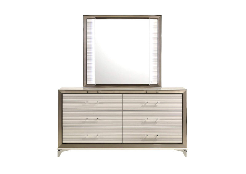 ZAMBRANO-WHT-MR_W_LED ZAMBRANO WHITE MIRROR WITH LED