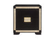 BLAKE-BLACK_GOLD-NS BLAKE BLACK - GOLD NIGHTSTAND