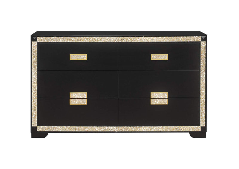 BLAKE-BLACK_GOLD-DR BLAKE BLACK - GOLD DRESSER