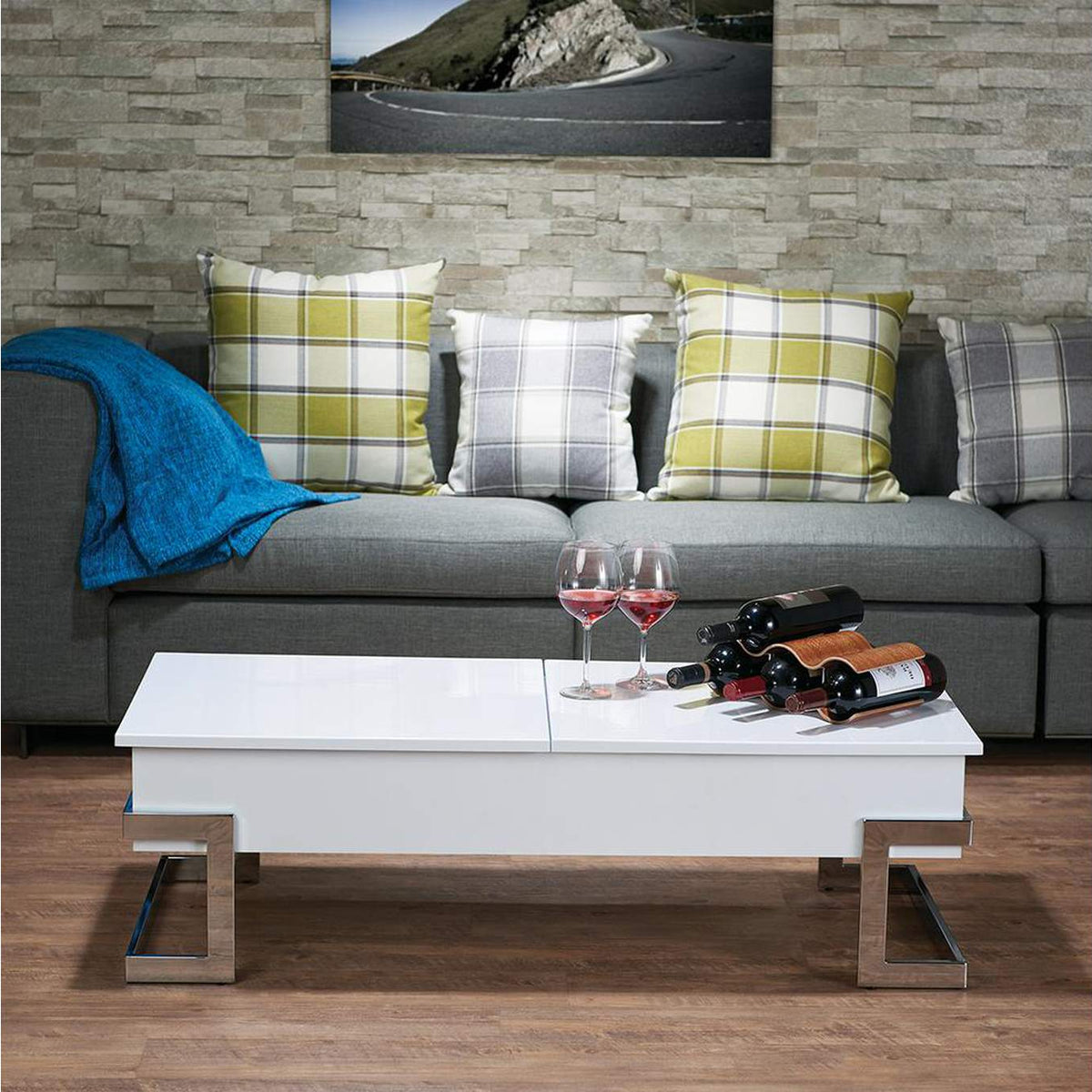 81850 Calnan Coffee Table with Lift Top