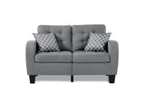 8202GRY-2 Sinclair Love Seat