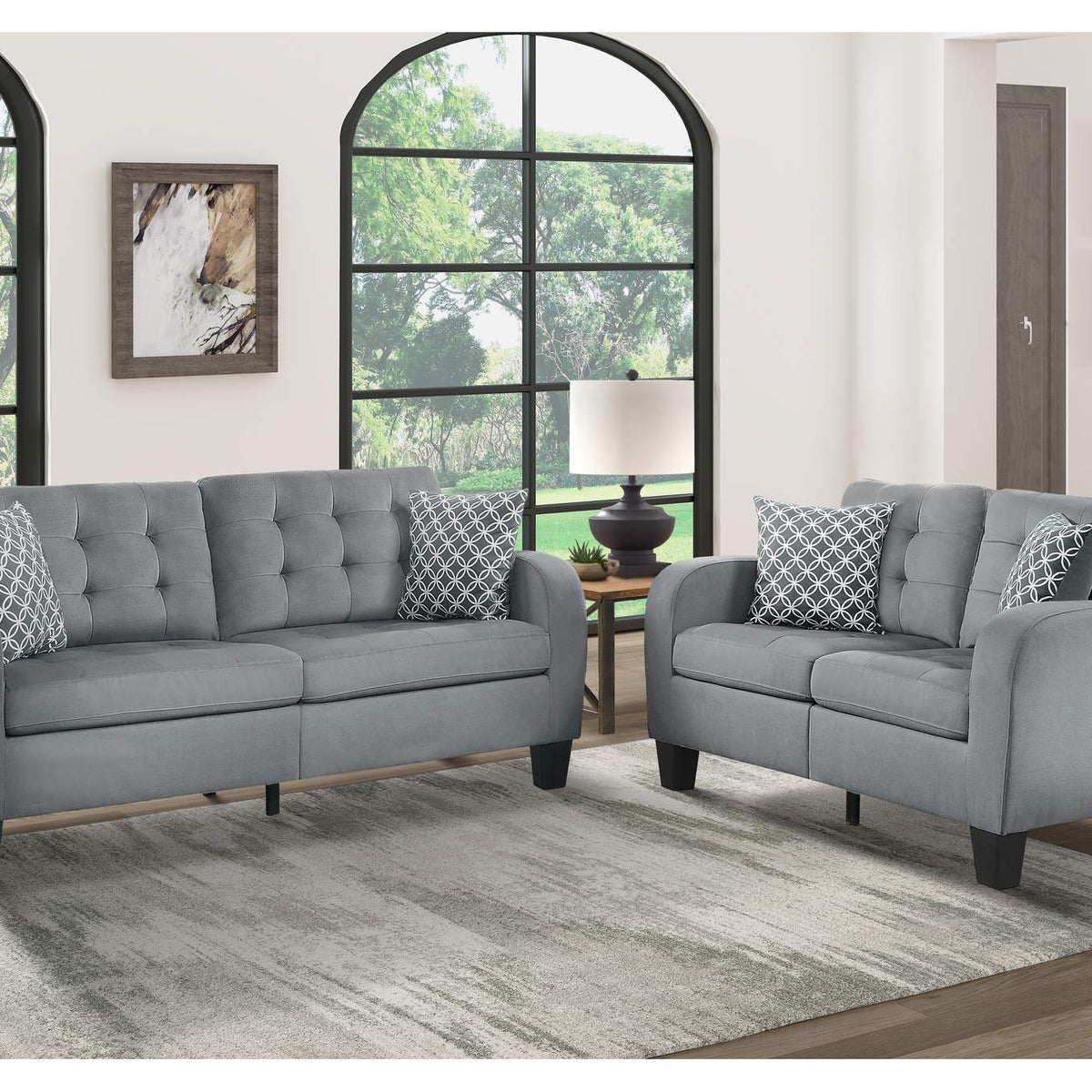 8202GRY-3 Sinclair Sofa