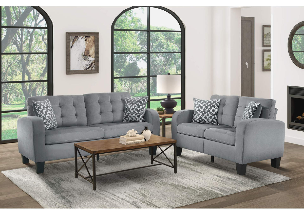8202GRY-2 Sinclair Love Seat