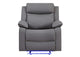 U6026-GREY_PU_46A-GR_W_LED U6026 GREY POLYURETHANE 46A GLIDER RECLINER WITH LED