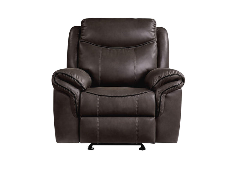 8206BRW-1 Aram Glider Reclining Chair