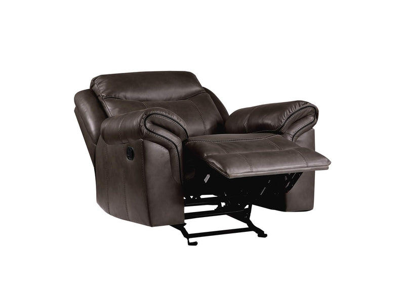 8206BRW-1 Aram Glider Reclining Chair