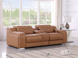 1116 - 3-Piece Modular Power Reclining Console Loveseat In With 2 Power Recliners & Power Headrests
