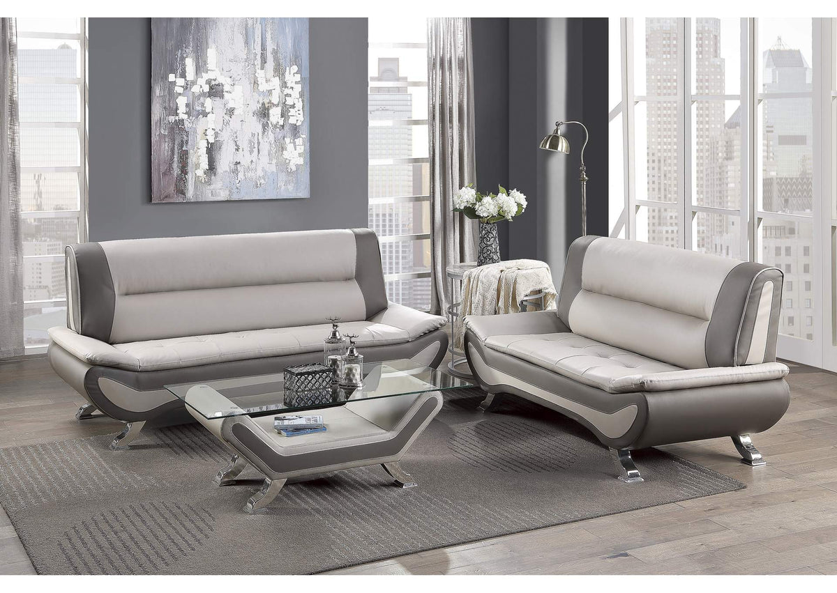 8219BEG-2 Veloce Love Seat