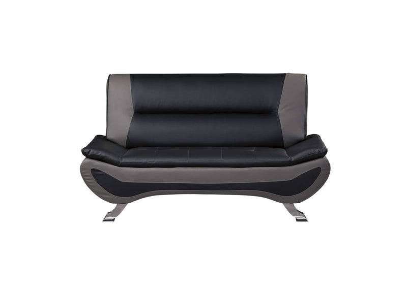 8219BLK-2 Veloce Love Seat