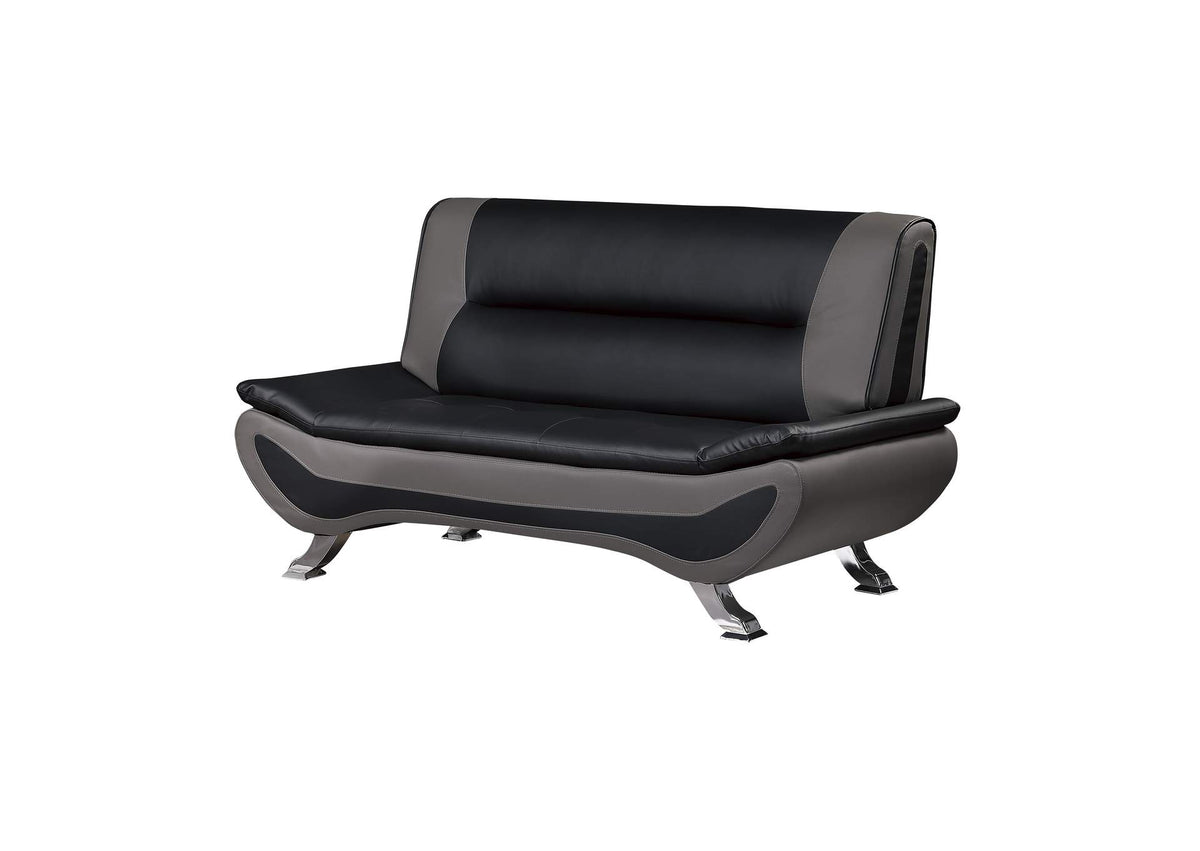 8219BLK-2 Veloce Love Seat
