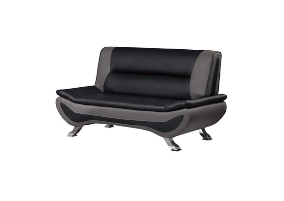 8219BLK-2 Veloce Love Seat
