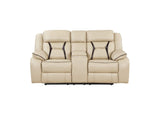 Amite Power Double Reclining Love Seat with Center Console