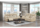 8229NBE-2PW Amite Power Double Reclining Love Seat with Center Console