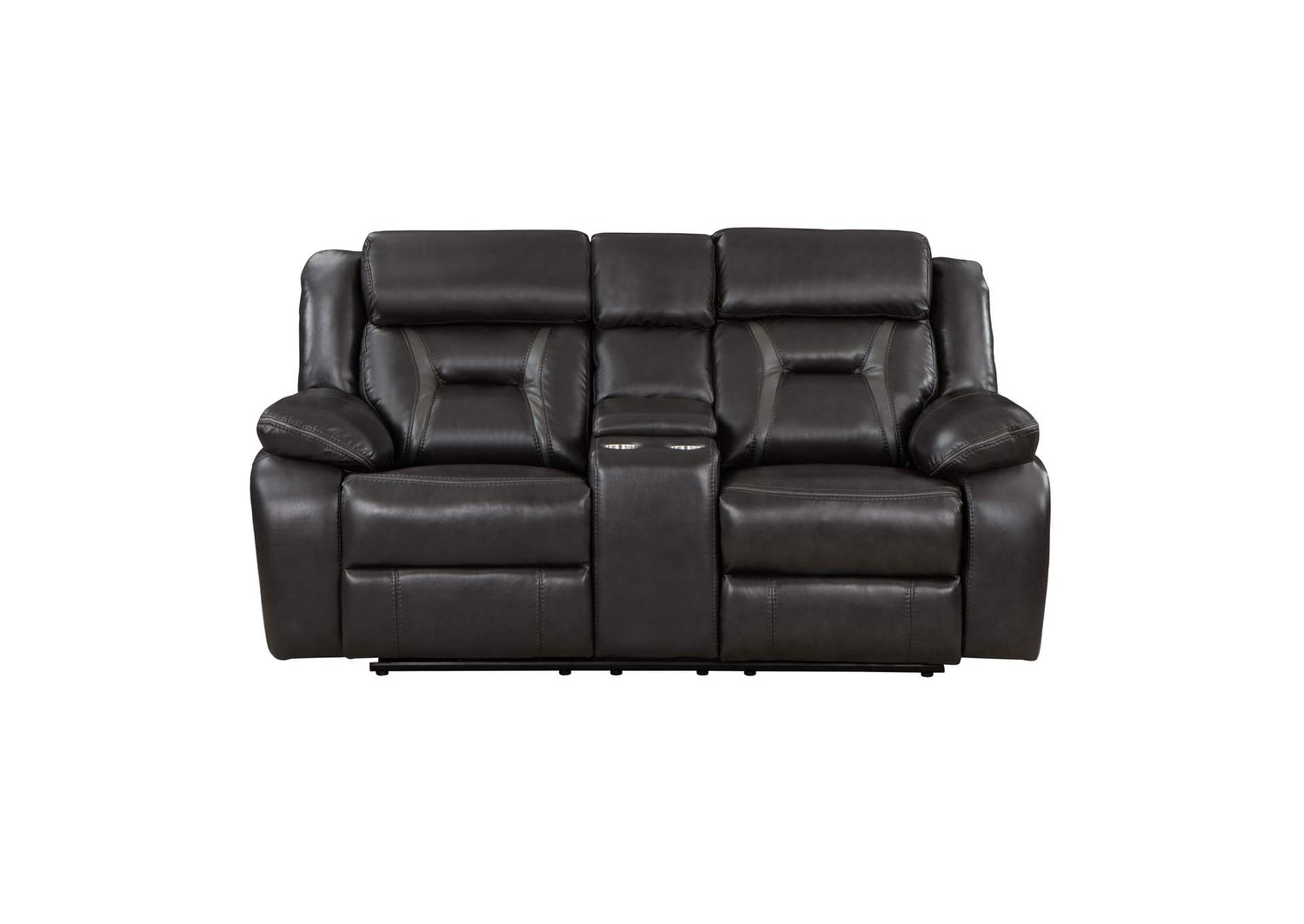 8229NDG-2PW Amite Power Double Reclining Love Seat with Center Console