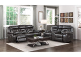 8229NDG-2PW Amite Power Double Reclining Love Seat with Center Console