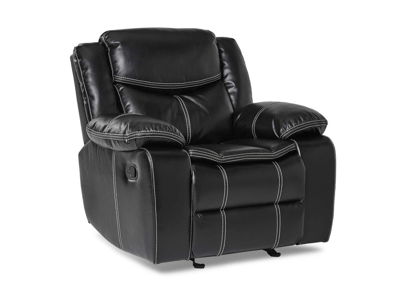 8230BLK-1 Bastrop Glider Reclining Chair